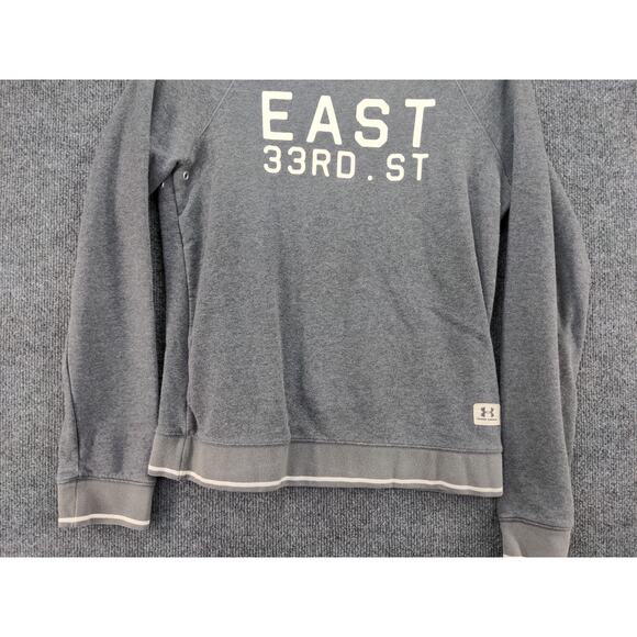 Womens Under Armour Legacy Sweatshirt Size M Gray East 33rd St - Picture 4 of 9